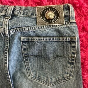 Versace Light Blue Denim Jeans